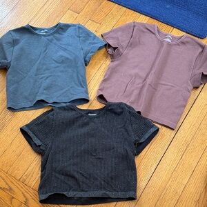 Wild Fable Sz L Stretchy Crop Tops